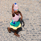 Santiago : Assomada : water vendour : People Work
Cabo Verde Foto Gallery