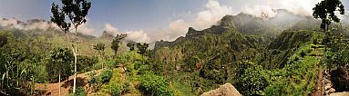 Insel: Santo Anto  Wanderweg: 101 Ort: Paul Ch de Padre Motiv: Panoramablick ins Tal von Pal Motivgruppe: Landscape Mountain © Pitt Reitmaier www.Cabo-Verde-Foto.com