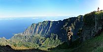 Insel: Santo Anto  Wanderweg: 105 Ort: Pico da Cruz Janela Motiv: Blick auf die Tler von Janela und Penede Motivgruppe: Landscape Mountain © Pitt Reitmaier www.Cabo-Verde-Foto.com
