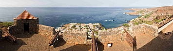 Insel: Santiago  Wanderweg:  Ort: Cidade Velha Motiv: Festung Motivgruppe: Landscape Sea © Florian Drmer www.Cabo-Verde-Foto.com
