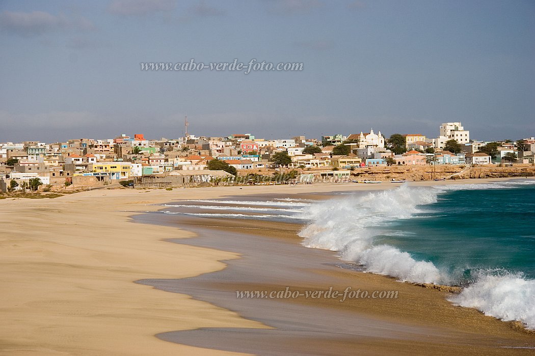 Maio : Vila do Maio : beach : Landscape TownCabo Verde Foto Gallery