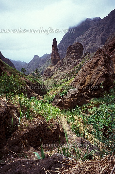 Santo Anto : Ribeira do Lombo de Pico : caminho vizinal : Landscape MountainCabo Verde Foto Gallery
