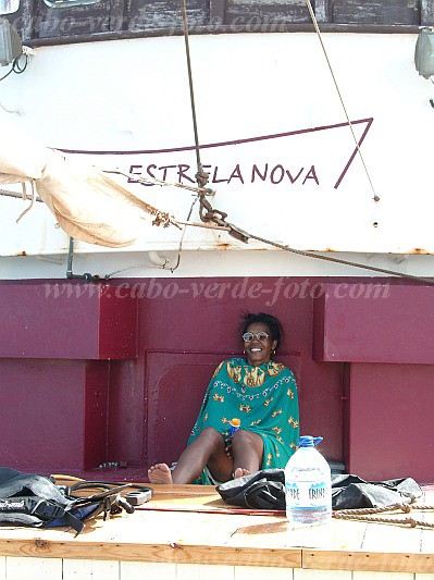 Boa Vista : Boa Vista Estrela Nova : barco : People RecreationCabo Verde Foto Gallery