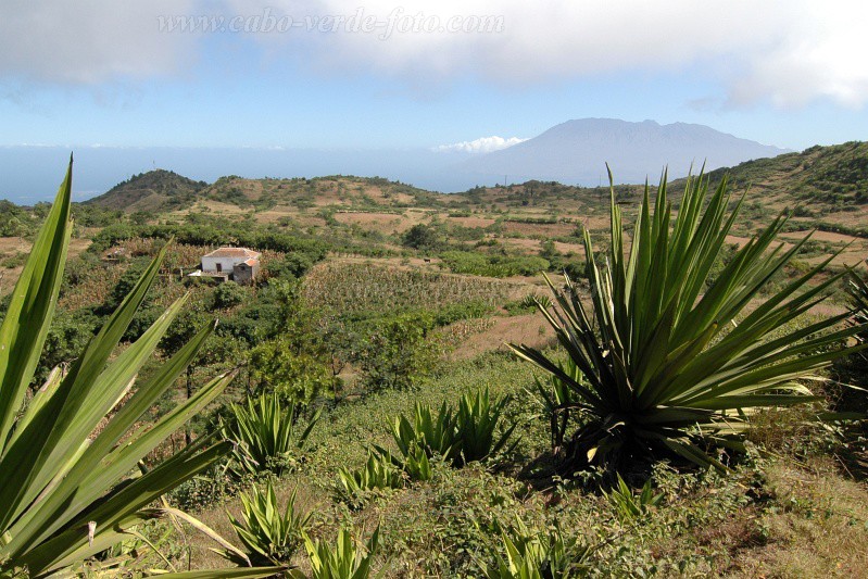 Brava : Fontainhas : planalto : Landscape MountainCabo Verde Foto Gallery