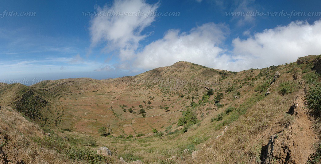 Brava : Fundo Grande : vulco : Landscape MountainCabo Verde Foto Gallery