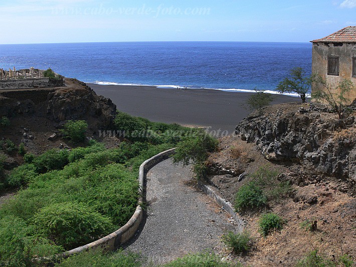 Fogo : So Filipe : caminho pedestre : Landscape SeaCabo Verde Foto Gallery