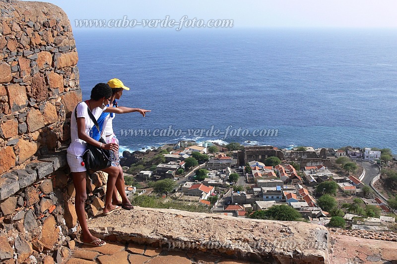 Santiago : Cidade Velha Fortaleza S Filipe : avistando Cidade Velha - UNESCO Patrimnio Mundial da Humanidade : Landscape TownCabo Verde Foto Gallery