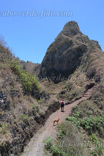 Santo Anto : Santa Isabel Fio do Homen : caminho : Landscape MountainCabo Verde Foto Gallery