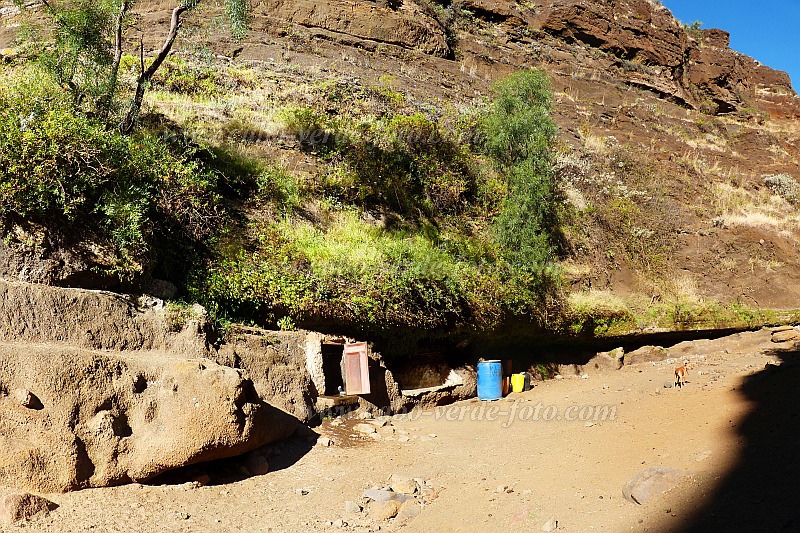 Santo Anto : Ribeira de Poi : fonte no fundo da ribeira : Landscape MountainCabo Verde Foto Gallery