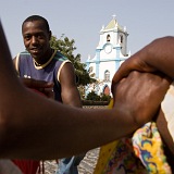Insel: Santiago  Wanderweg:  Ort: Tarrafal Motiv: Kirche Motivgruppe: People Men © Florian Dürmer www.Cabo-Verde-Foto.com