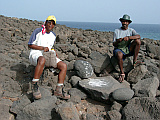 Insel: Santo Antão  Wanderweg: 318 Ort: Canjana Praia Formosa Motiv: Reibestein zum Mahlen von Mais Motivgruppe: History site © Pitt Reitmaier www.Cabo-Verde-Foto.com