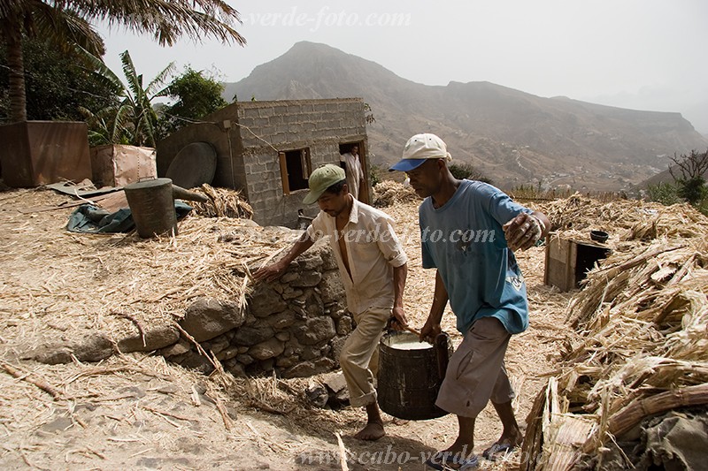 Insel: So Nicolau  Wanderweg:  Ort: Vila Ribeira Brava Motiv: Rum Brennerei Motivgruppe: People Work © Florian Drmer www.Cabo-Verde-Foto.com