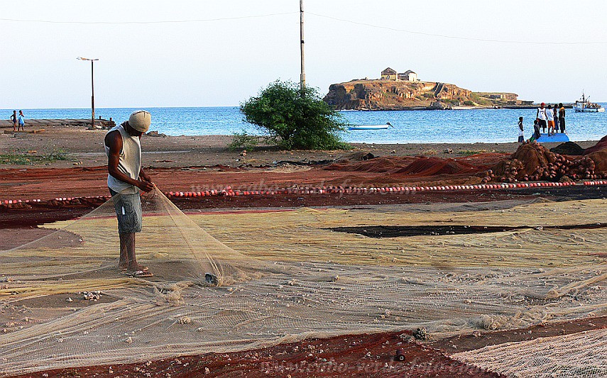 Santiago : Praia : pescador : People WorkCabo Verde Foto Gallery