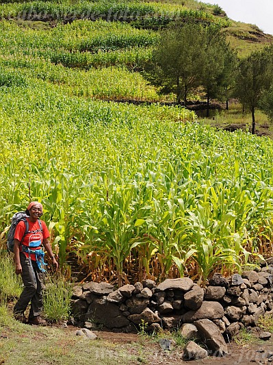 Santo Anto : Lagoa - Linho de Corvo : hiking trail : People RecreationCabo Verde Foto Gallery