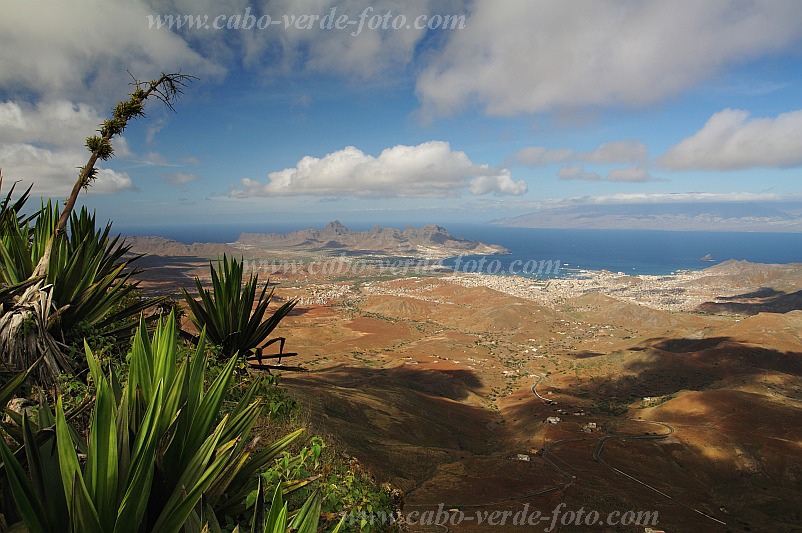 So Vicente : Monte Verde : view on Mindelo town : LandscapeCabo Verde Foto Gallery