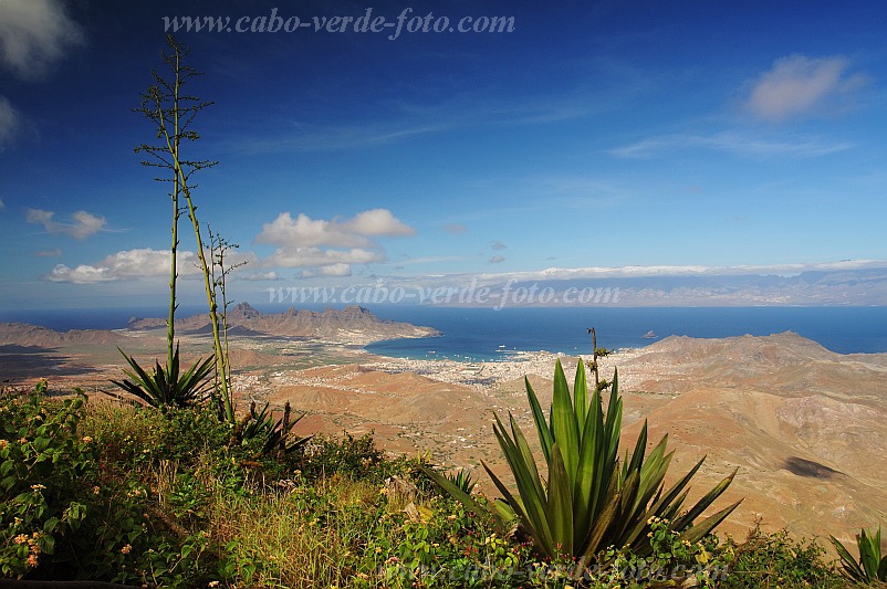 So Vicente : Monte Verde : view on Mindelo town : LandscapeCabo Verde Foto Gallery