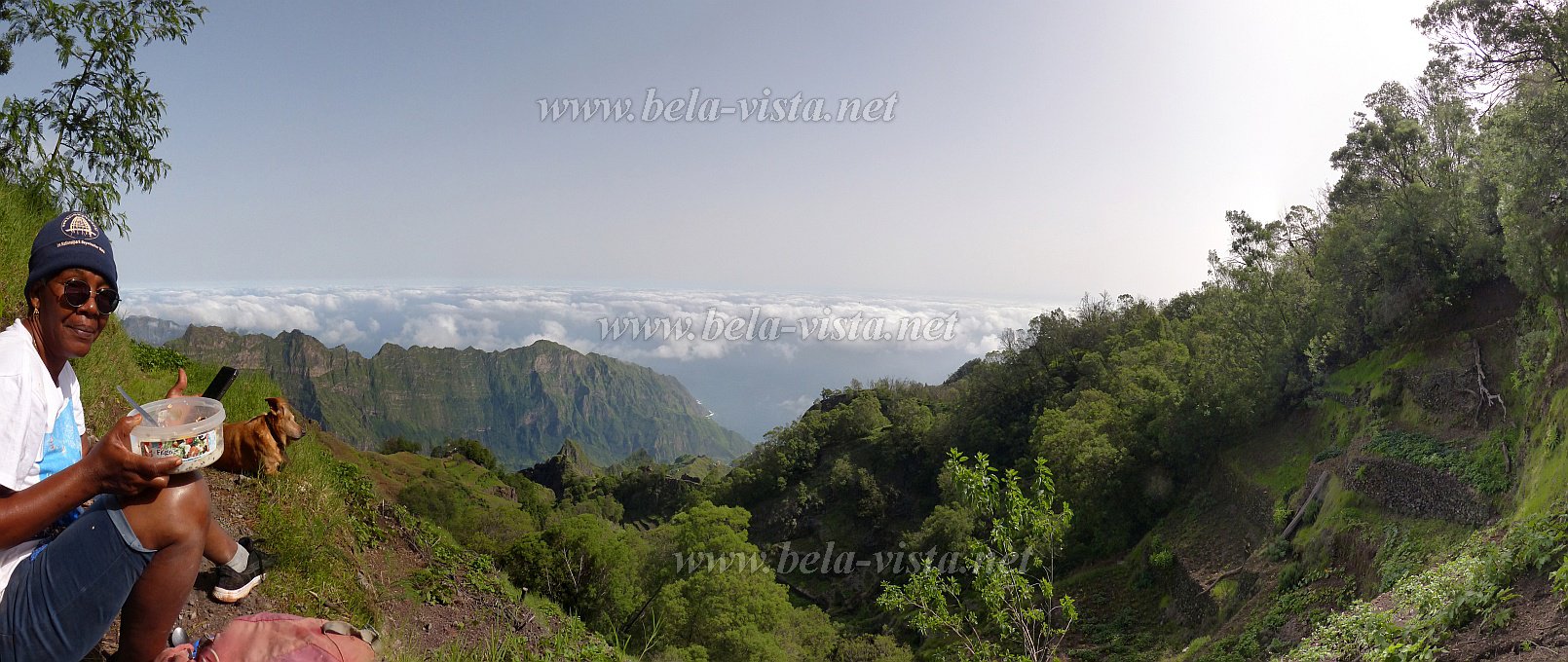 Santo Antão : Pico da Cruz Seladinha de Fina : pequeno almoço : Landscape MountainCabo Verde Foto Gallery